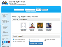 Tablet Screenshot of iowacityhighschool.com